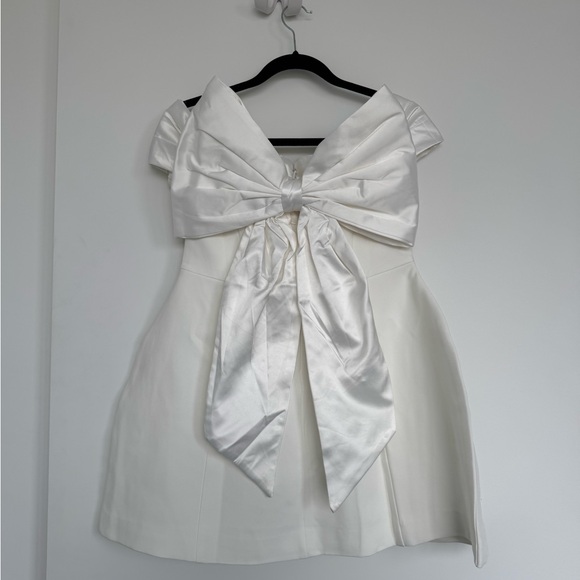 Babyboo White Off-Shoulder Dress - Picture 2 of 6